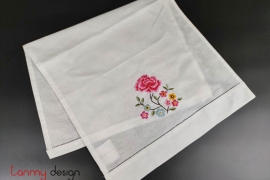  Hand towel-Peach blossom embroidery